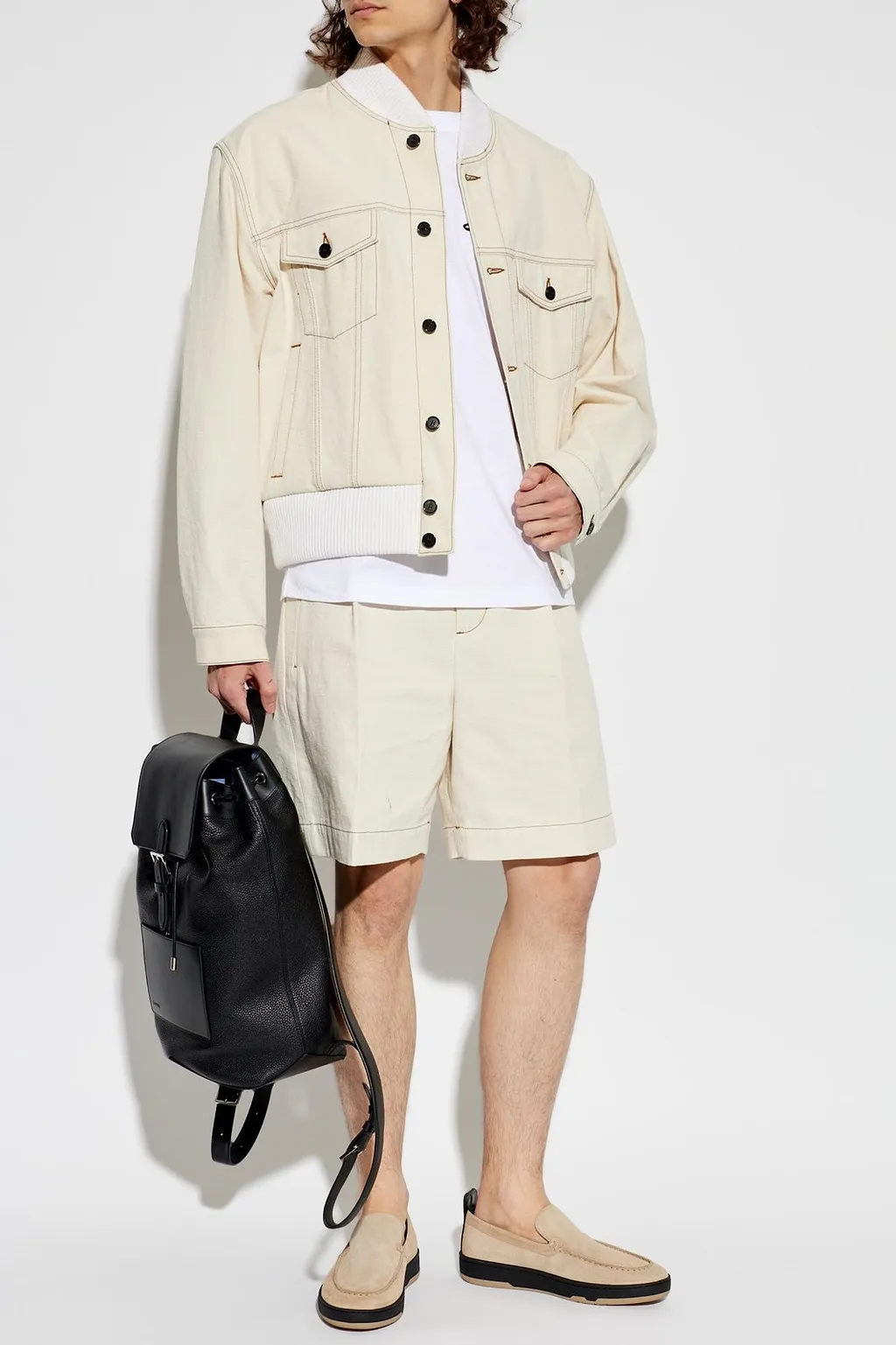 Lanvin Contrast-Sole Loafers