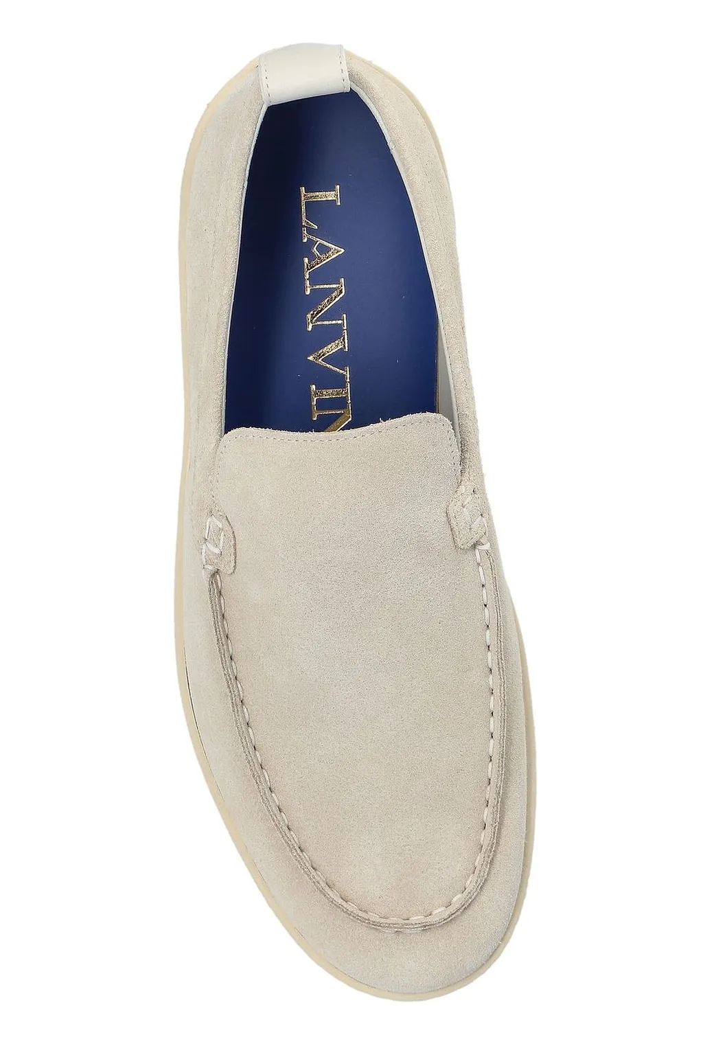 Lanvin Contrast-Panel Loafers