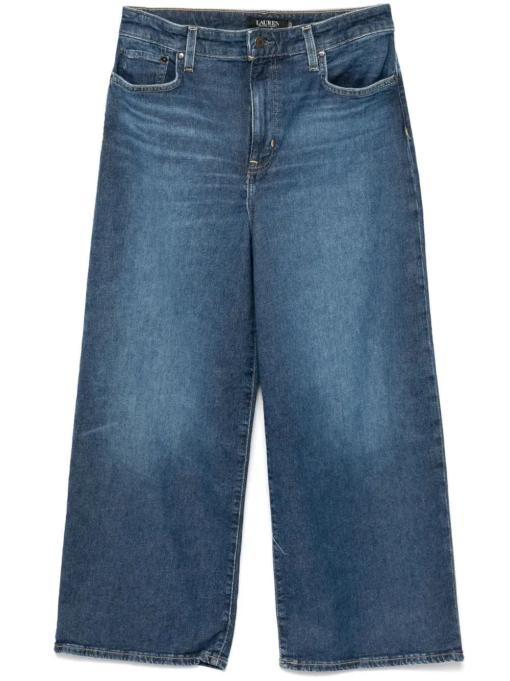Saira Cropped Wide-Leg Jeans