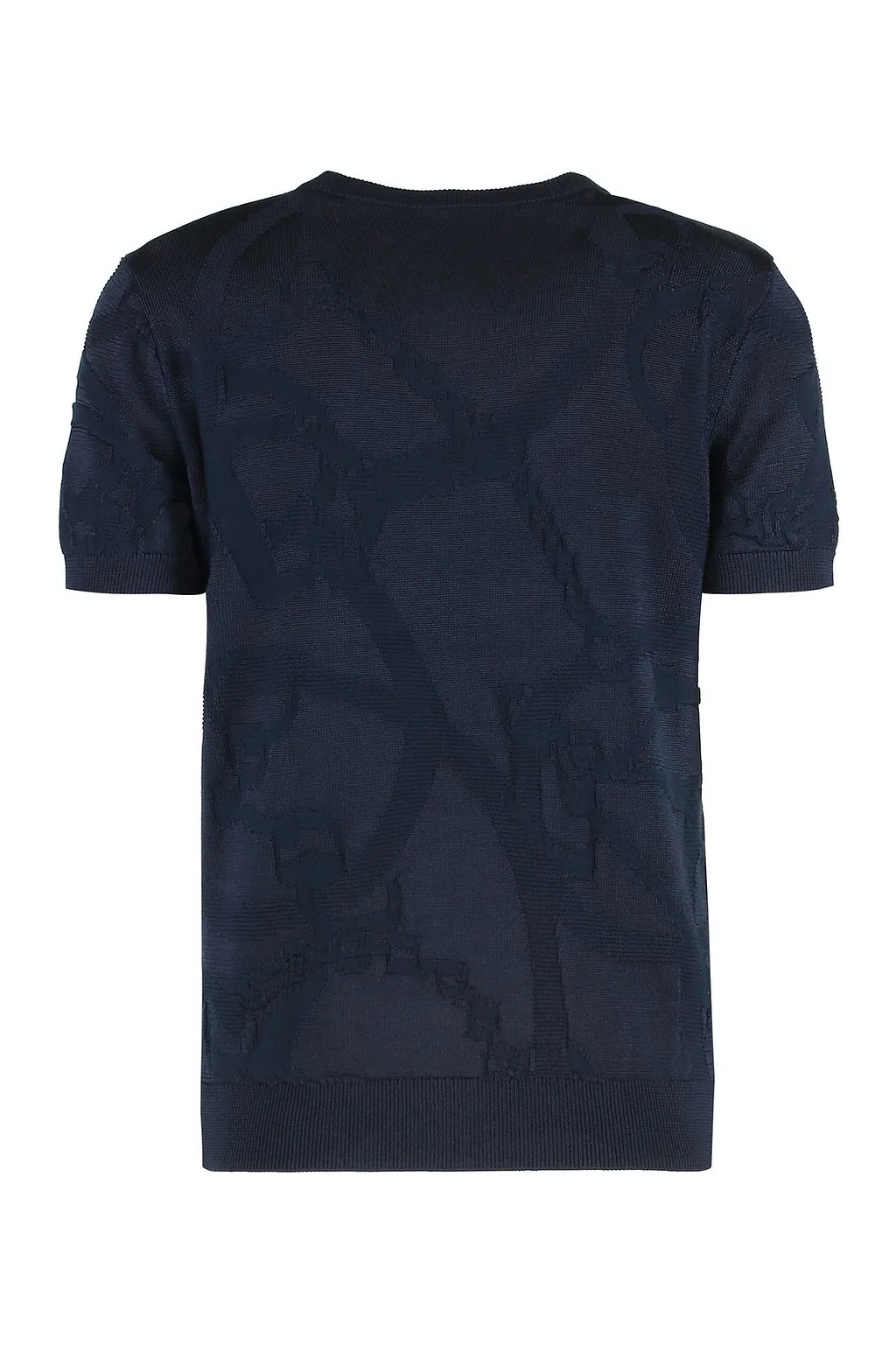 Lauren Ralph Lauren Textured Short-Sleeve Knitted Top