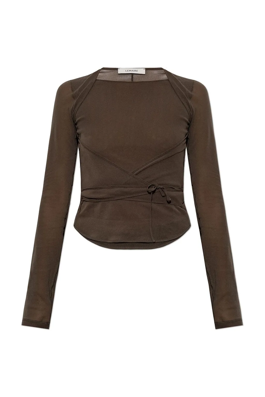 Lemaire Tie-Waist Long-Sleeved Top