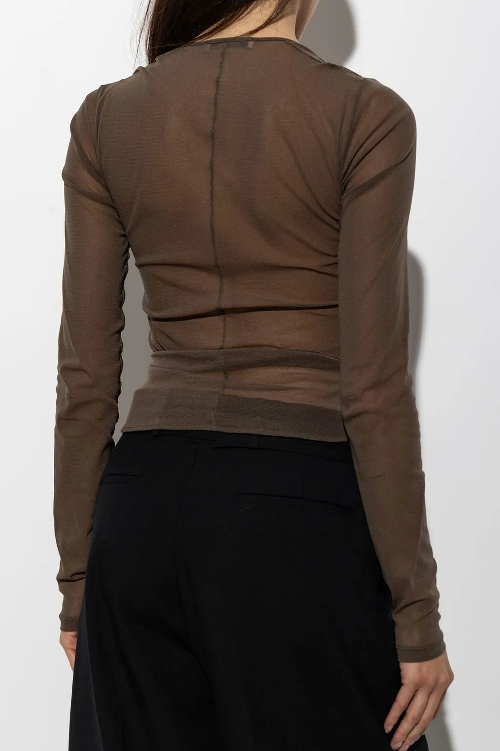 Lemaire Tie-Waist Long-Sleeved Top