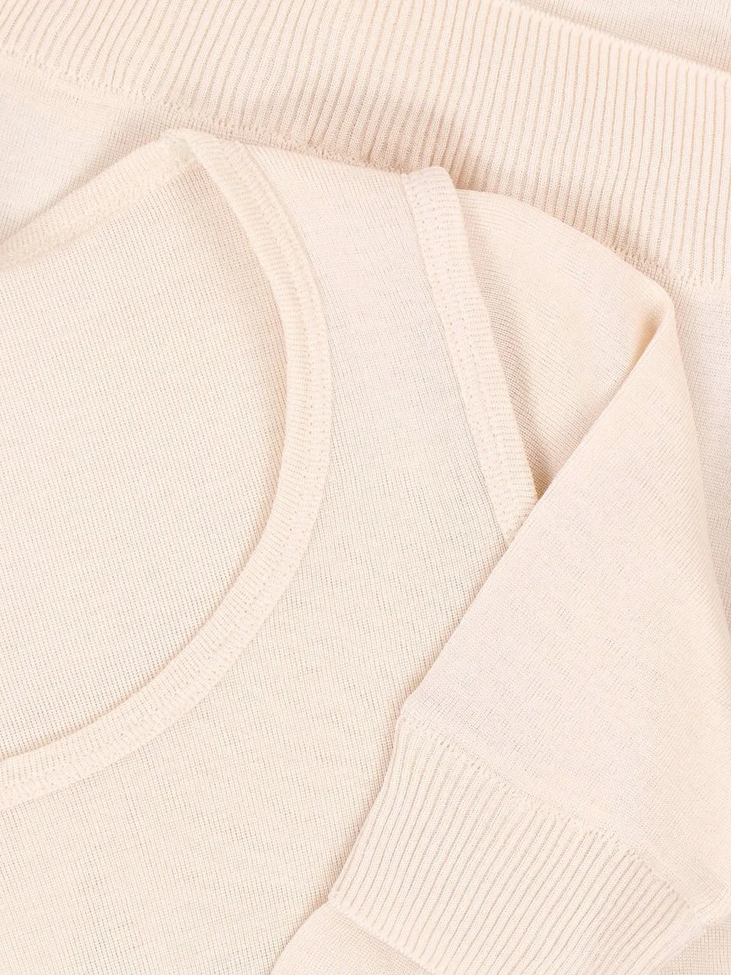 Lemaire Trompe L'oeil Ribbed Top