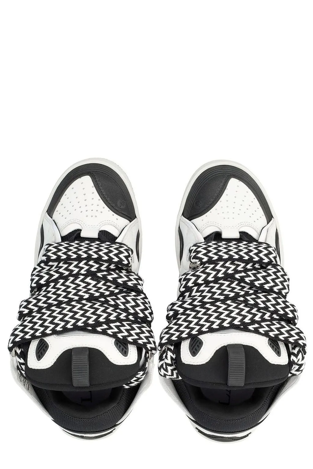 Lanvin Curb Oversized Lace Low-Top Sneakers