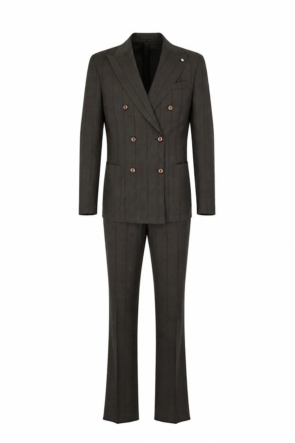 L.B.M. 1911 Double-Breasted Pinstripe Suit