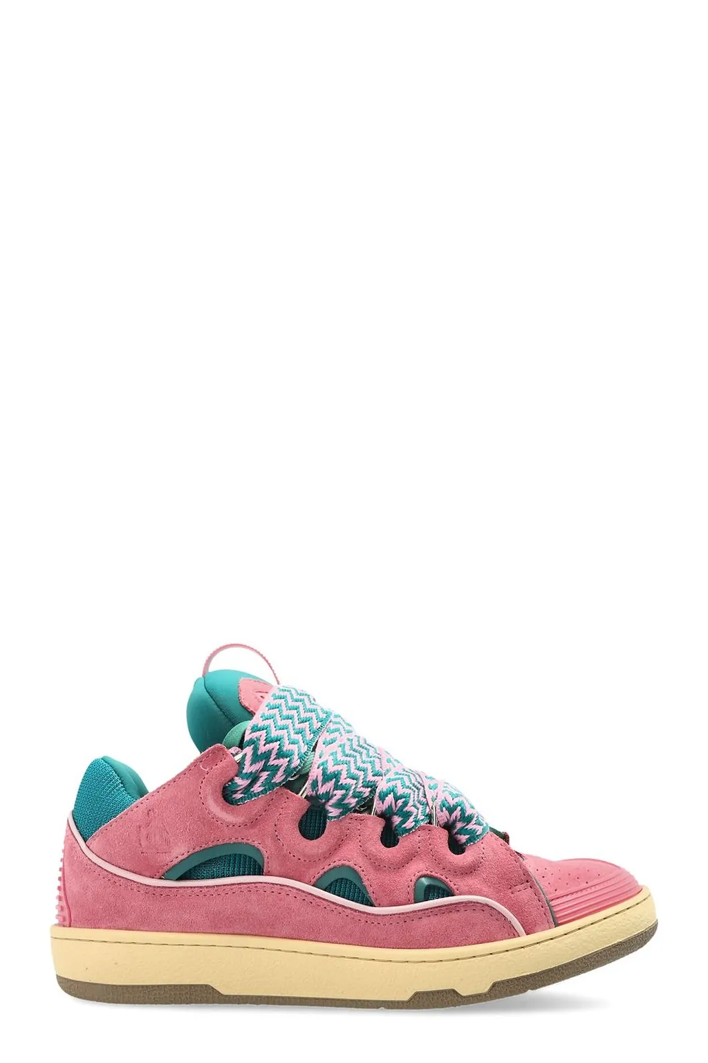 Lanvin Curb Lace-Up Sneakers