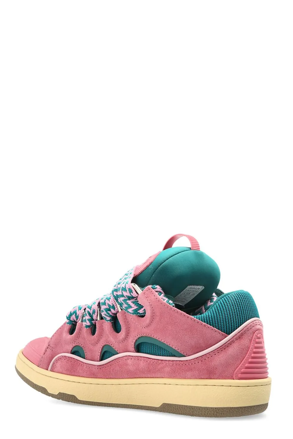 Lanvin Curb Lace-Up Sneakers