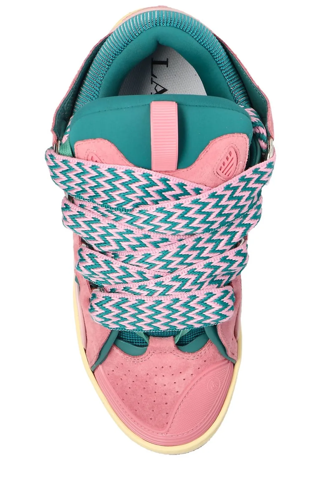 Lanvin Curb Lace-Up Sneakers