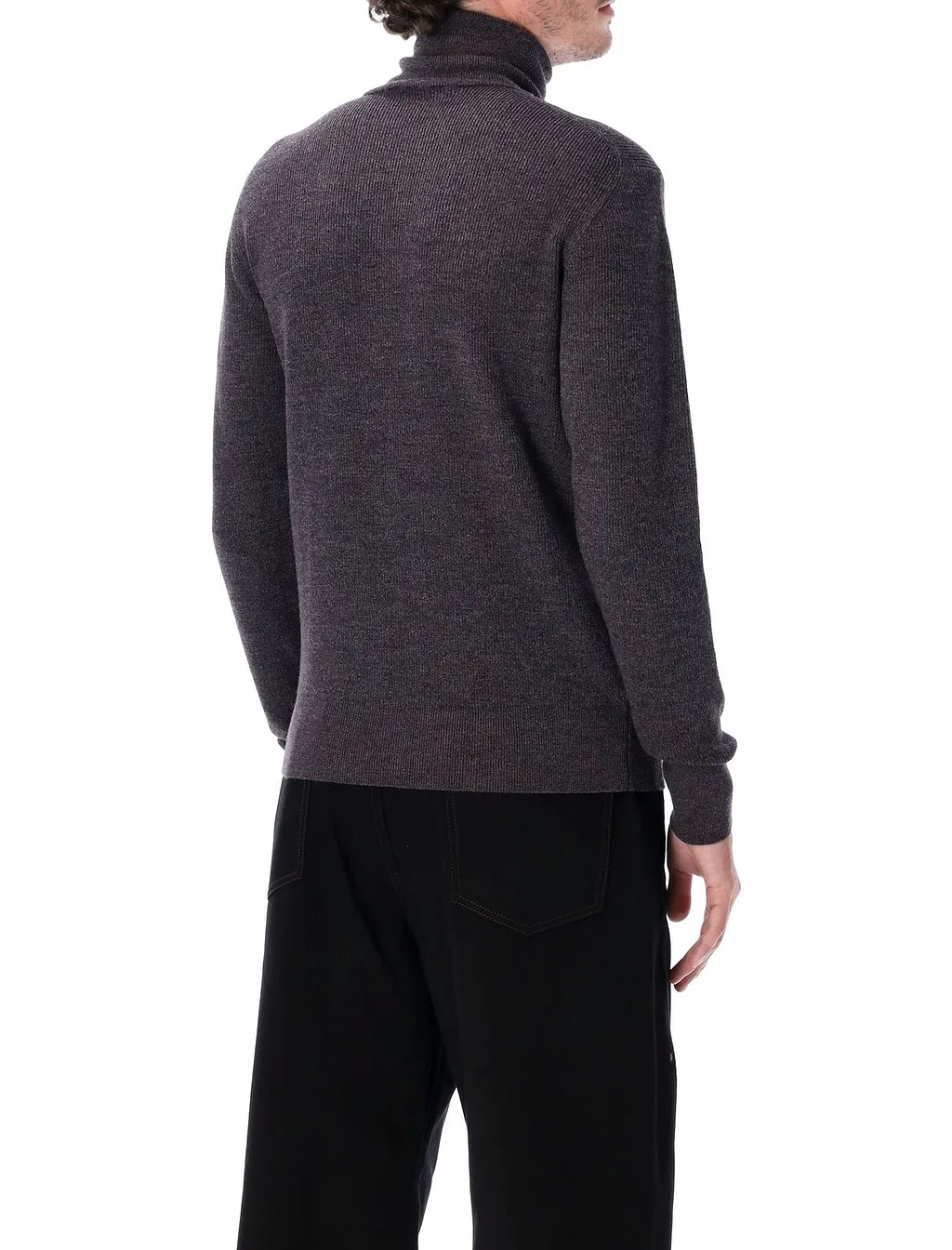 Lemaire Mouline Turtleneck Knitted Sweater