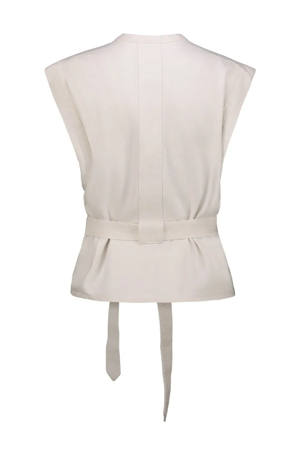Lemaire V-Neck Belted Blouse