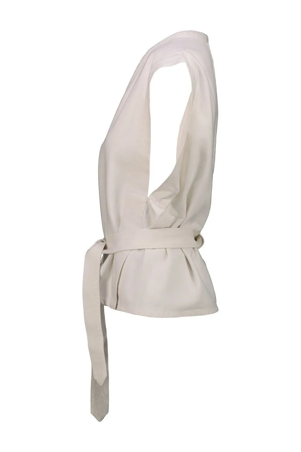 Lemaire V-Neck Belted Blouse
