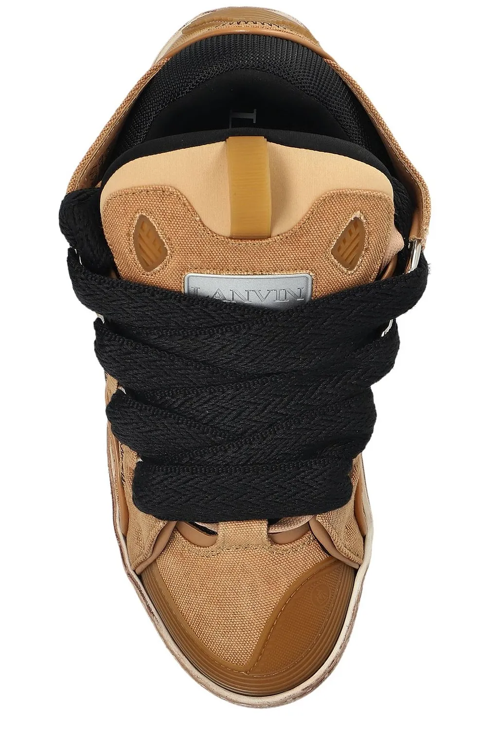 Lanvin Cut-Out Low Top Sneakers