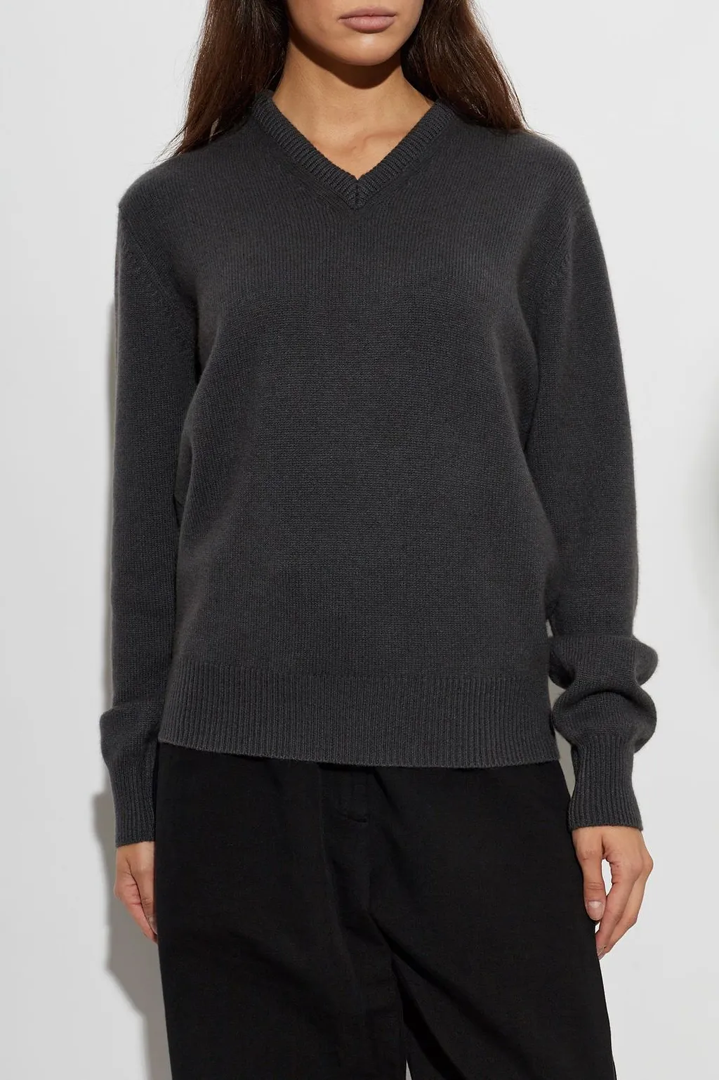 Lemaire V-Neck Knitted Sweater