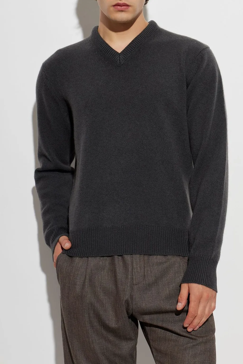Lemaire V-Neck Knitted Sweater