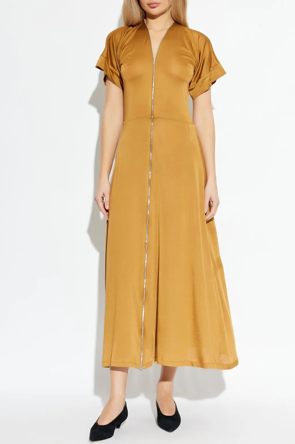 Lemaire V-Neck Zipped Dress