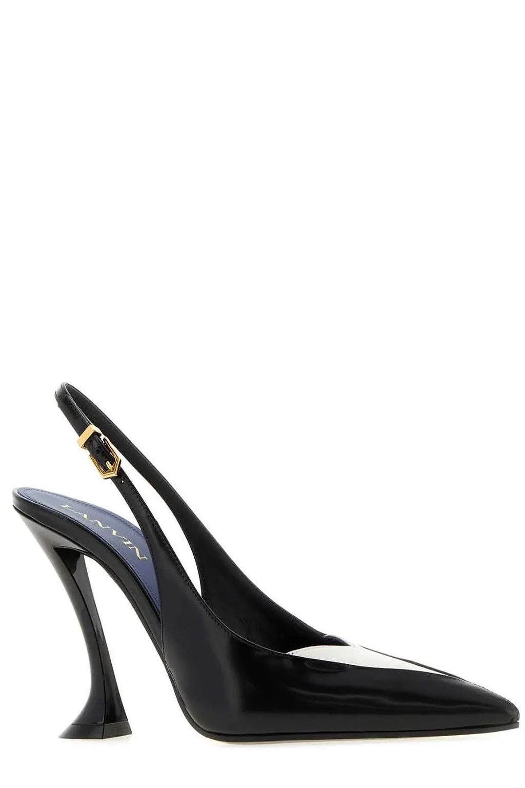 Lanvin Decollete Aperta Slingback Heeled Pumps