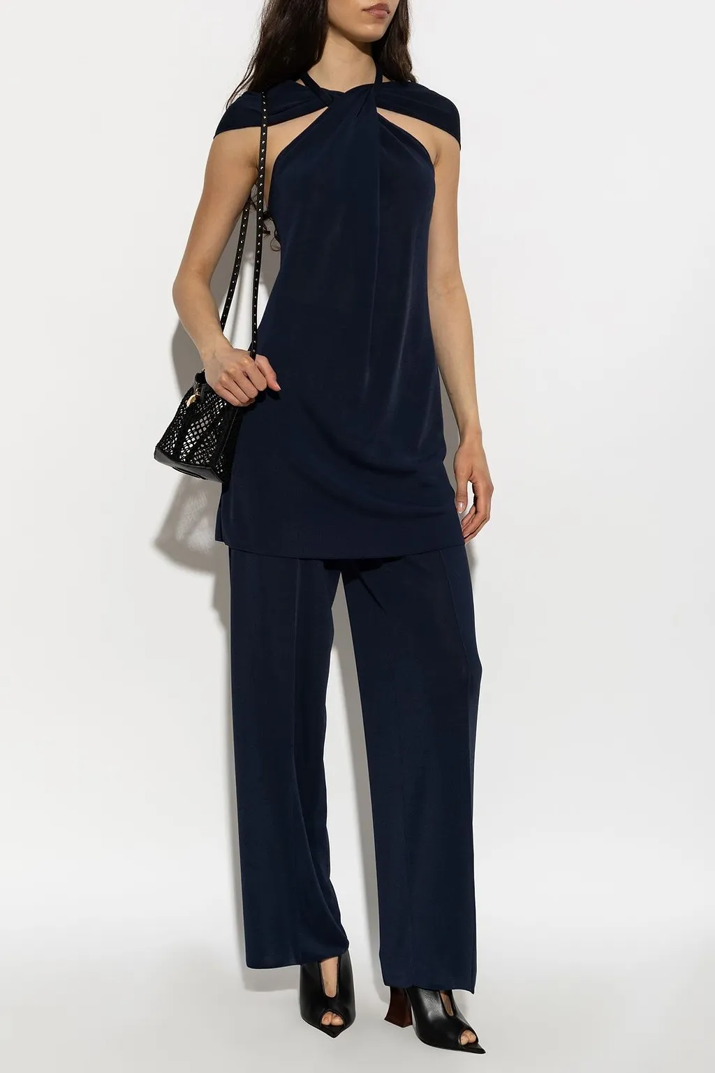 Lanvin Draped Halterneck Top