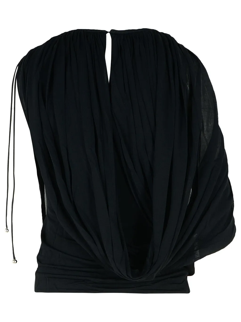 Lanvin Draped Pleated Top