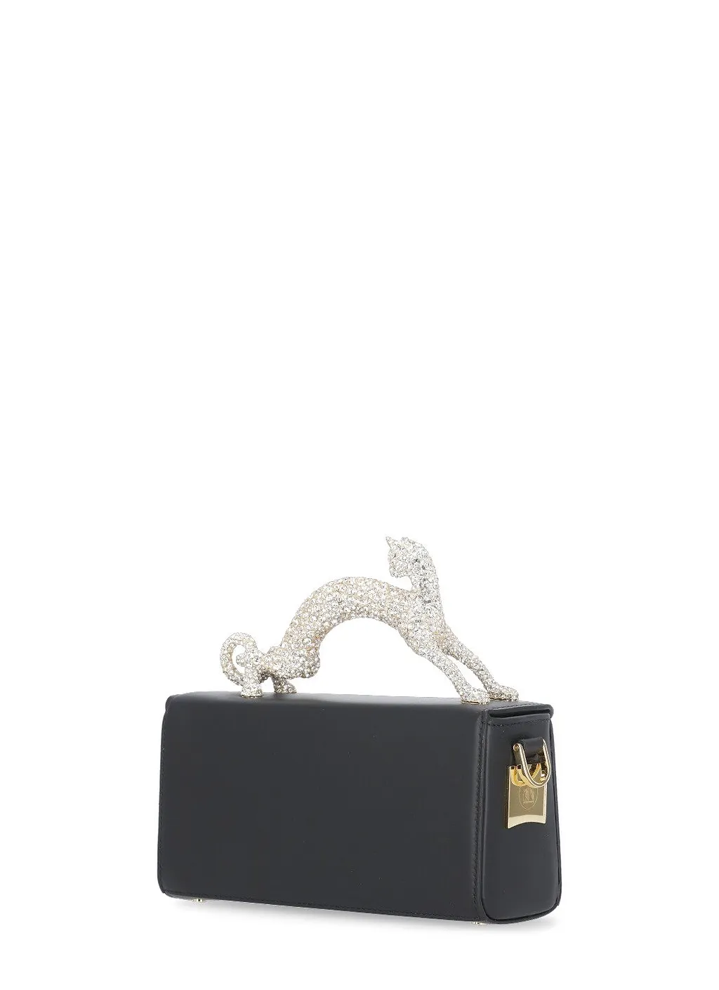 Lanvin Embellished Pencil Cat Mini Top Handle Bag