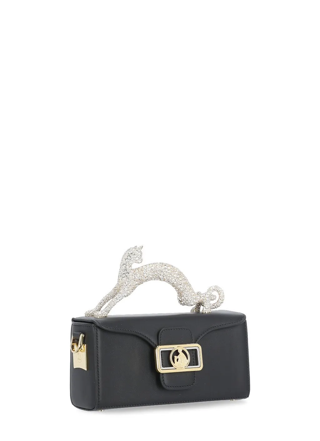 Lanvin Embellished Pencil Cat Mini Top Handle Bag
