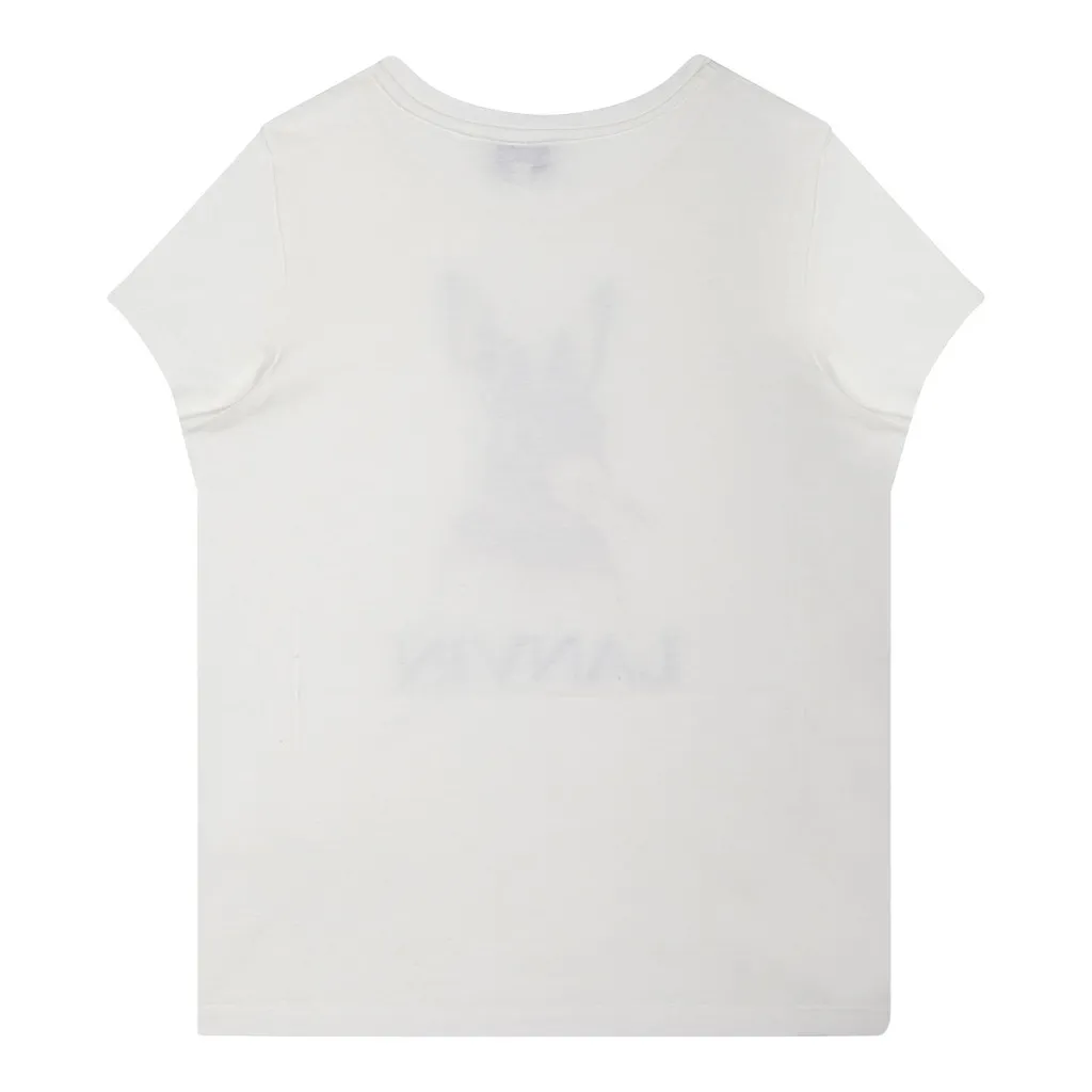 Lanvin Enfant Botanica Rabbit-Print Jersey T-Shirt