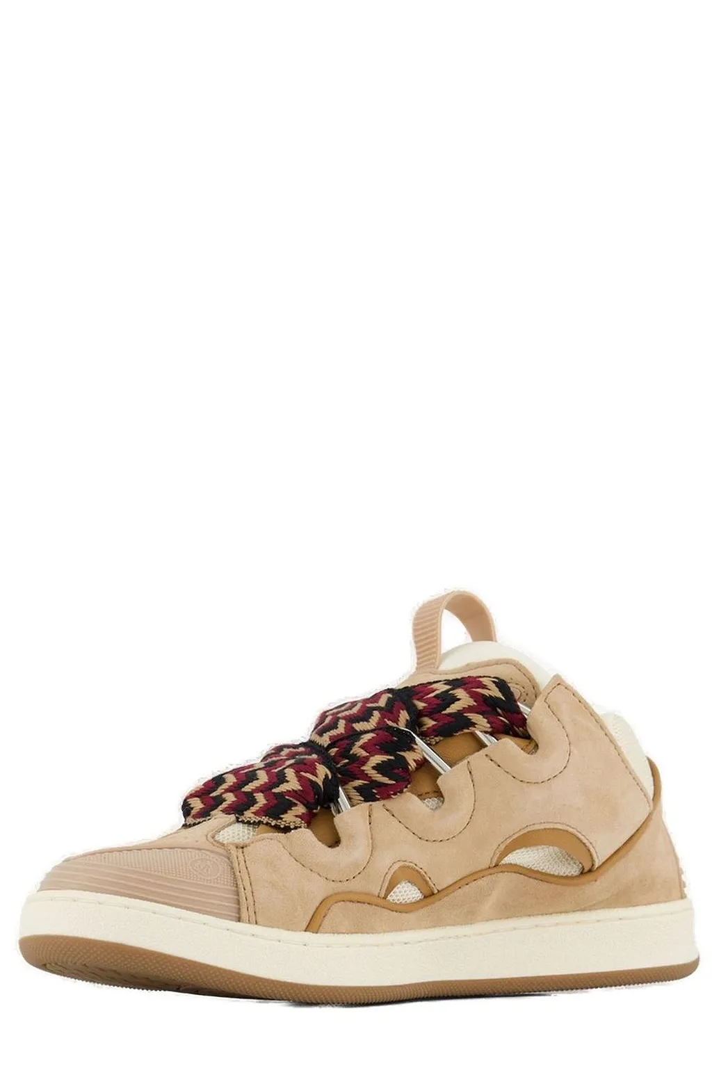 Lanvin Enfant Curb Lace-Up Sneakers