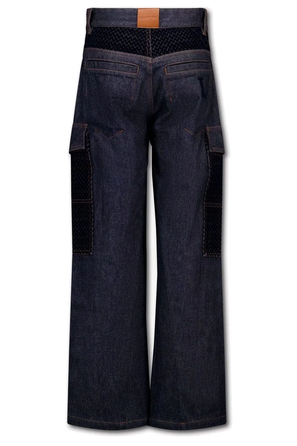 Lanvin Enfant Chevron Cargo Jeans