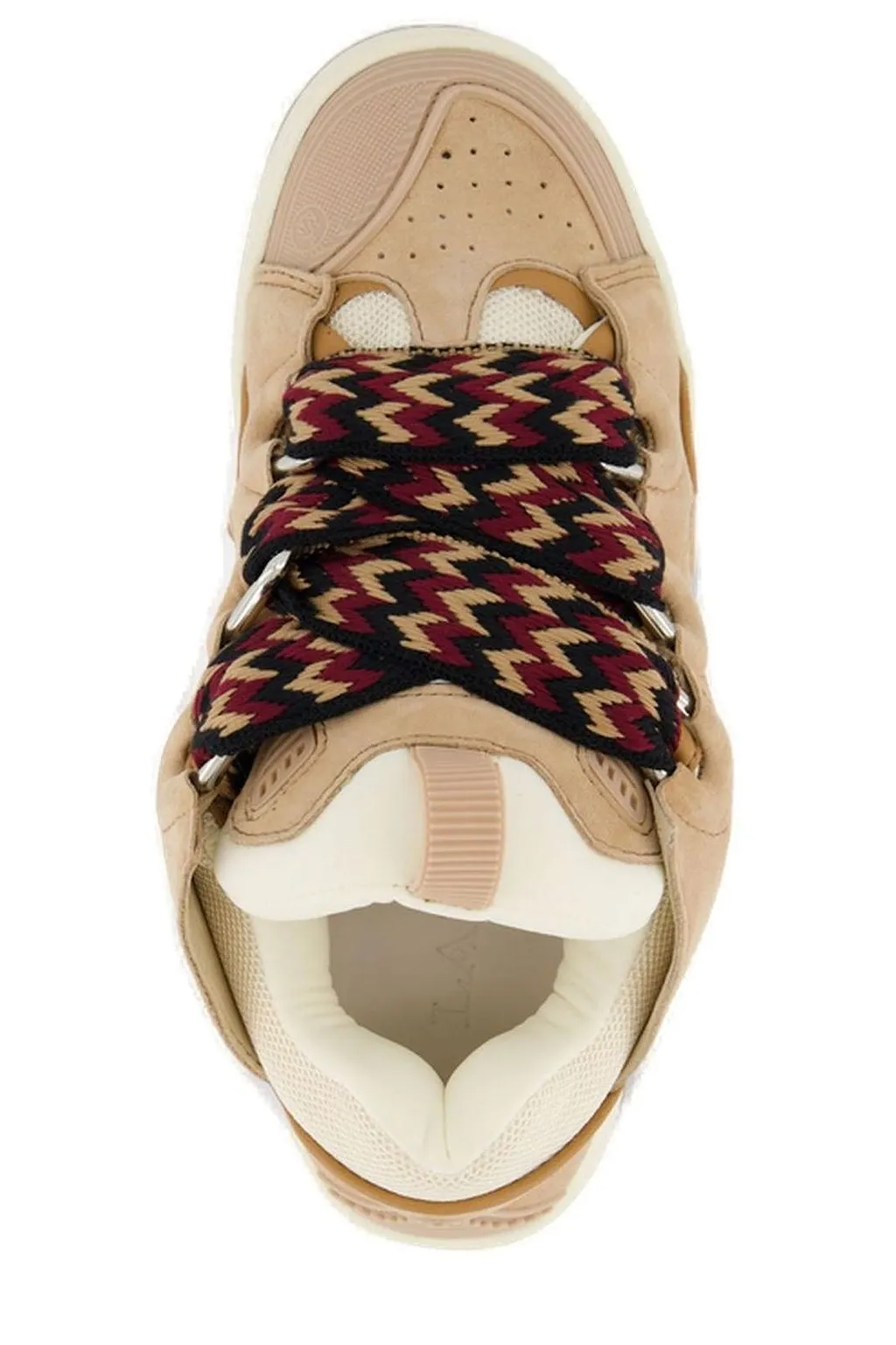 Lanvin Enfant Curb Lace-Up Sneakers