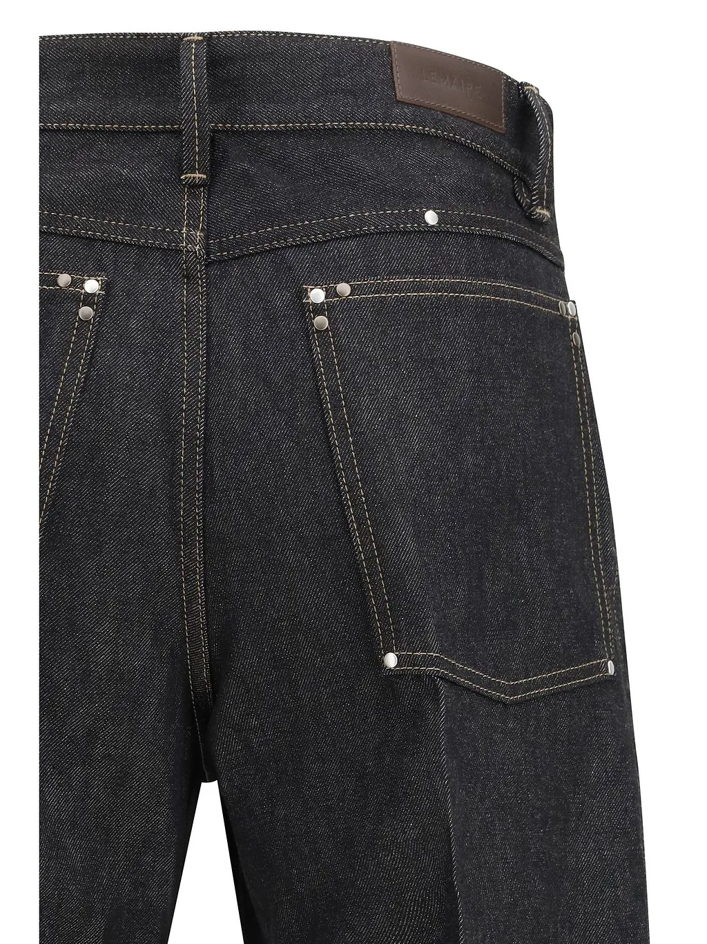 Lemaire Logo Patch Tapered-Leg Jeans