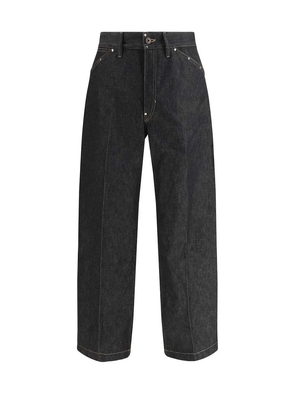 Lemaire Logo Patch Tapered-Leg Jeans
