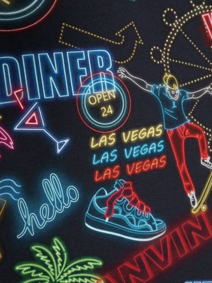 Lanvin Enfant Las Vegas Graphic T-Shirt