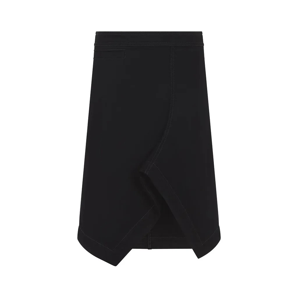 Lemaire Zip Detailed Skirt