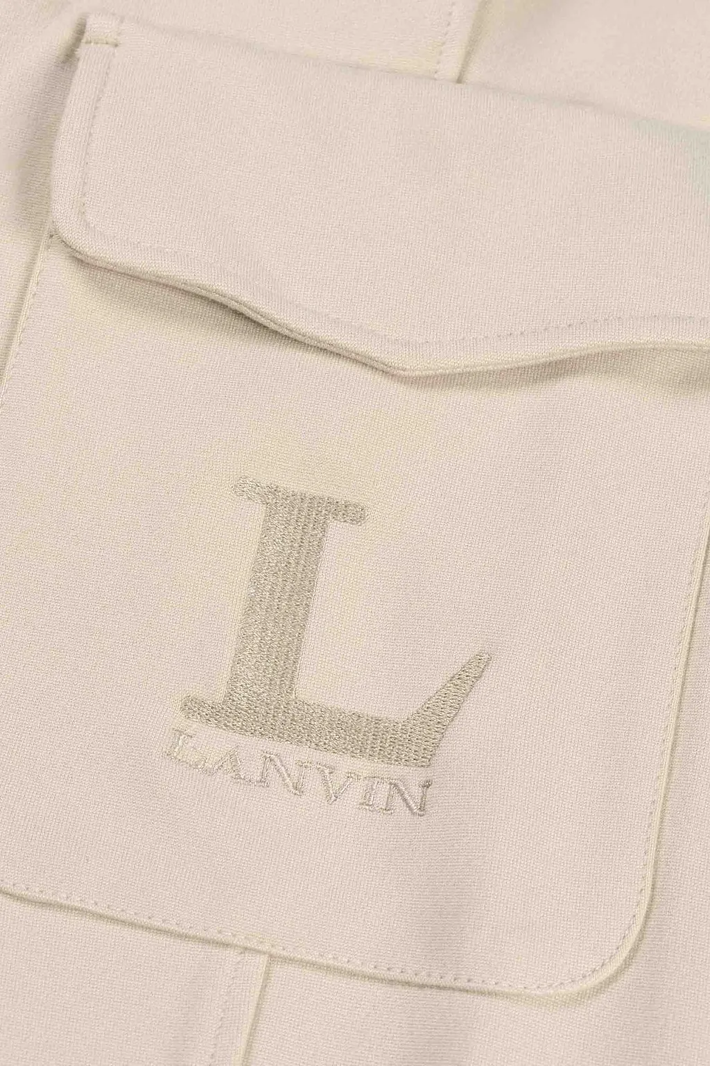 Lanvin Enfant Logo Embroidered Cargo Trousers
