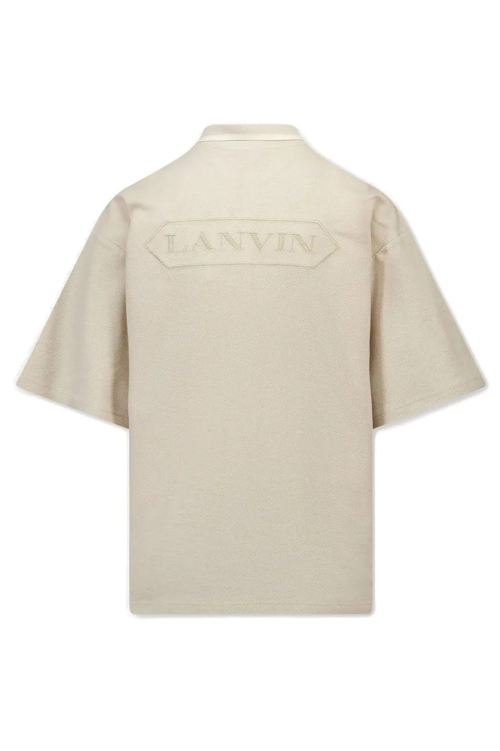Lanvin Enfant Logo Embossed Polo Shirt