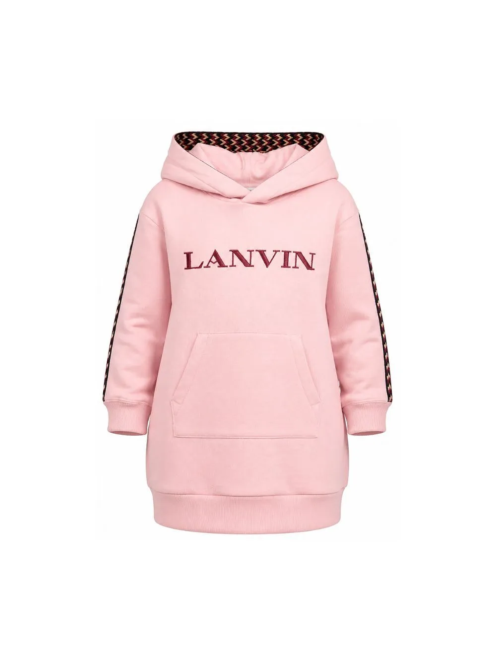 Logo Embroidered Hooded Dress