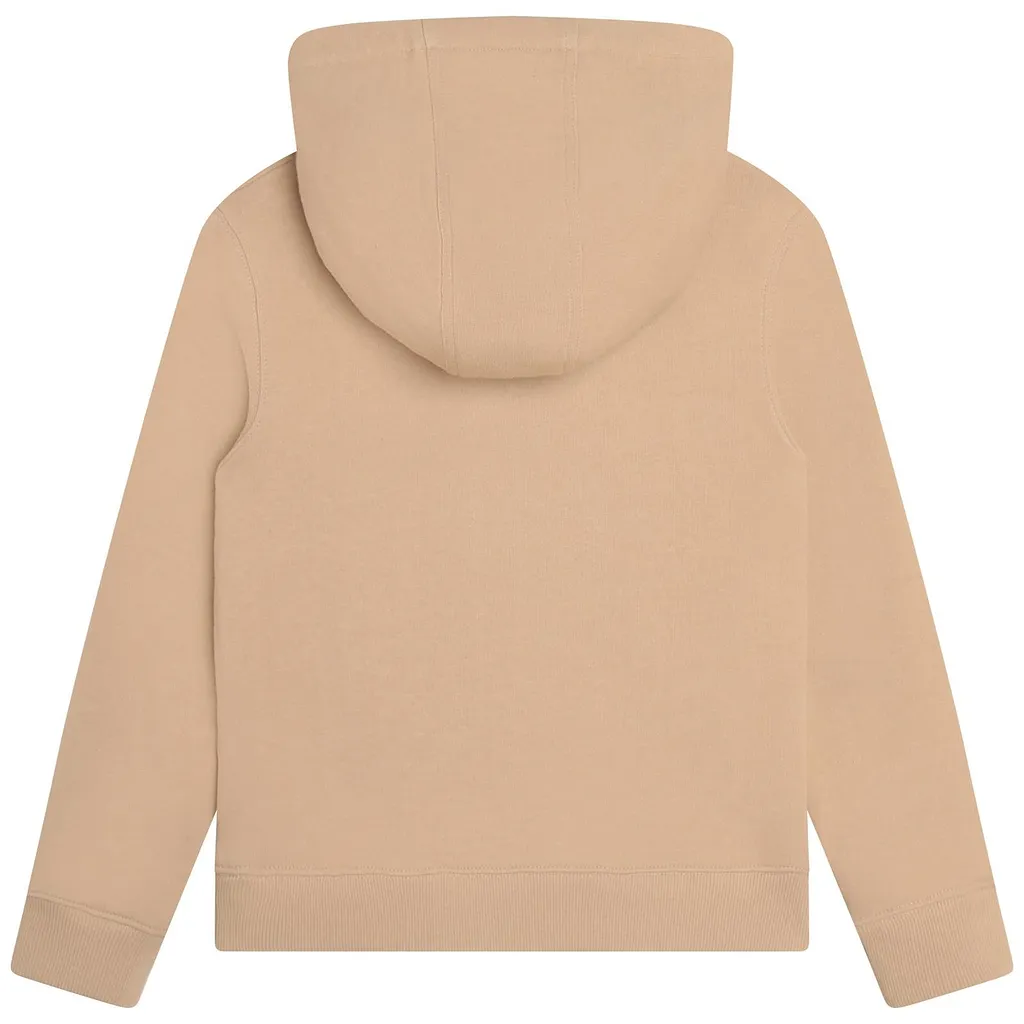 Lanvin Enfant Logo Embroidered Long-Sleeved Hoodie