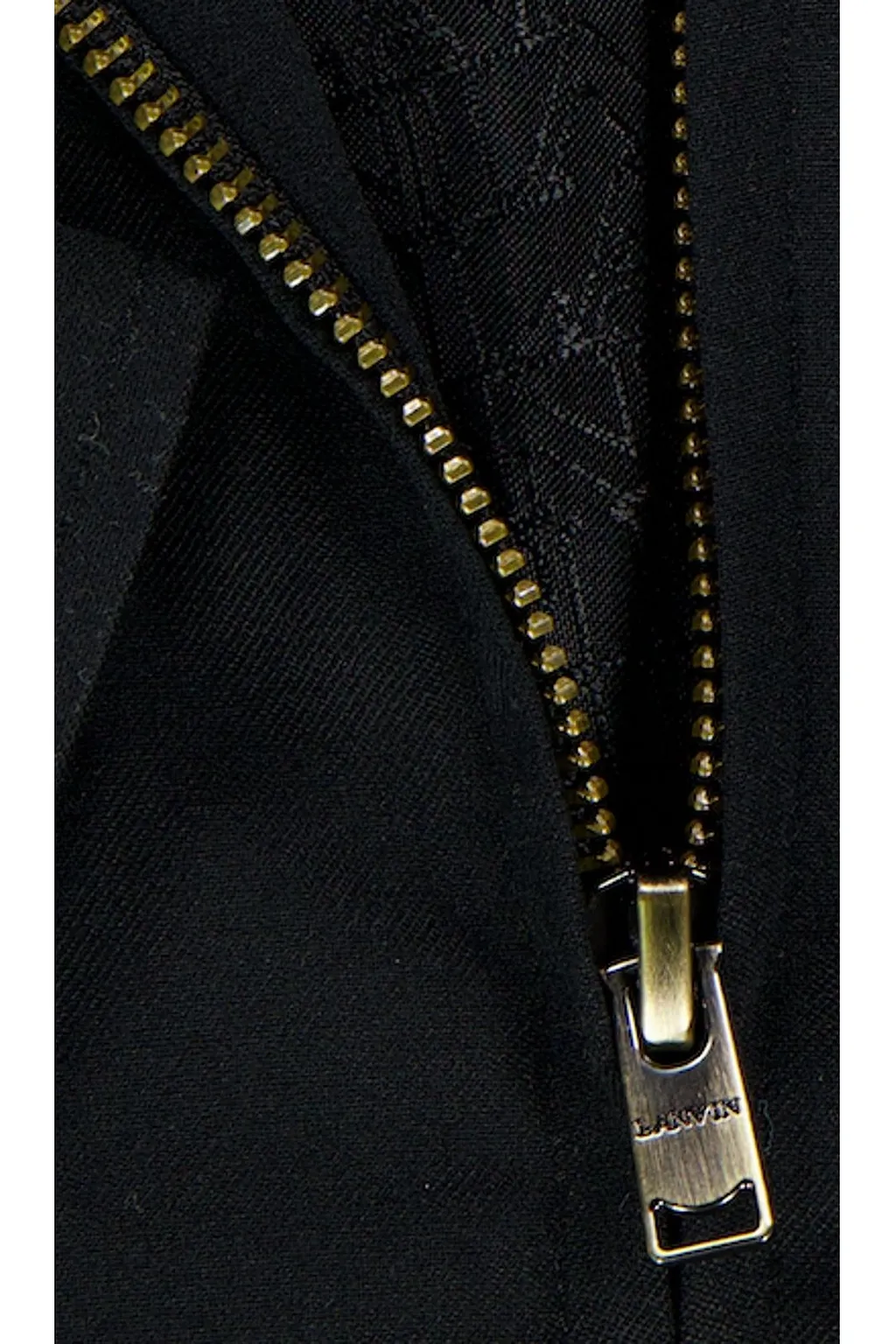 Lanvin Enfant Logo Patch Zip-Up Jacket