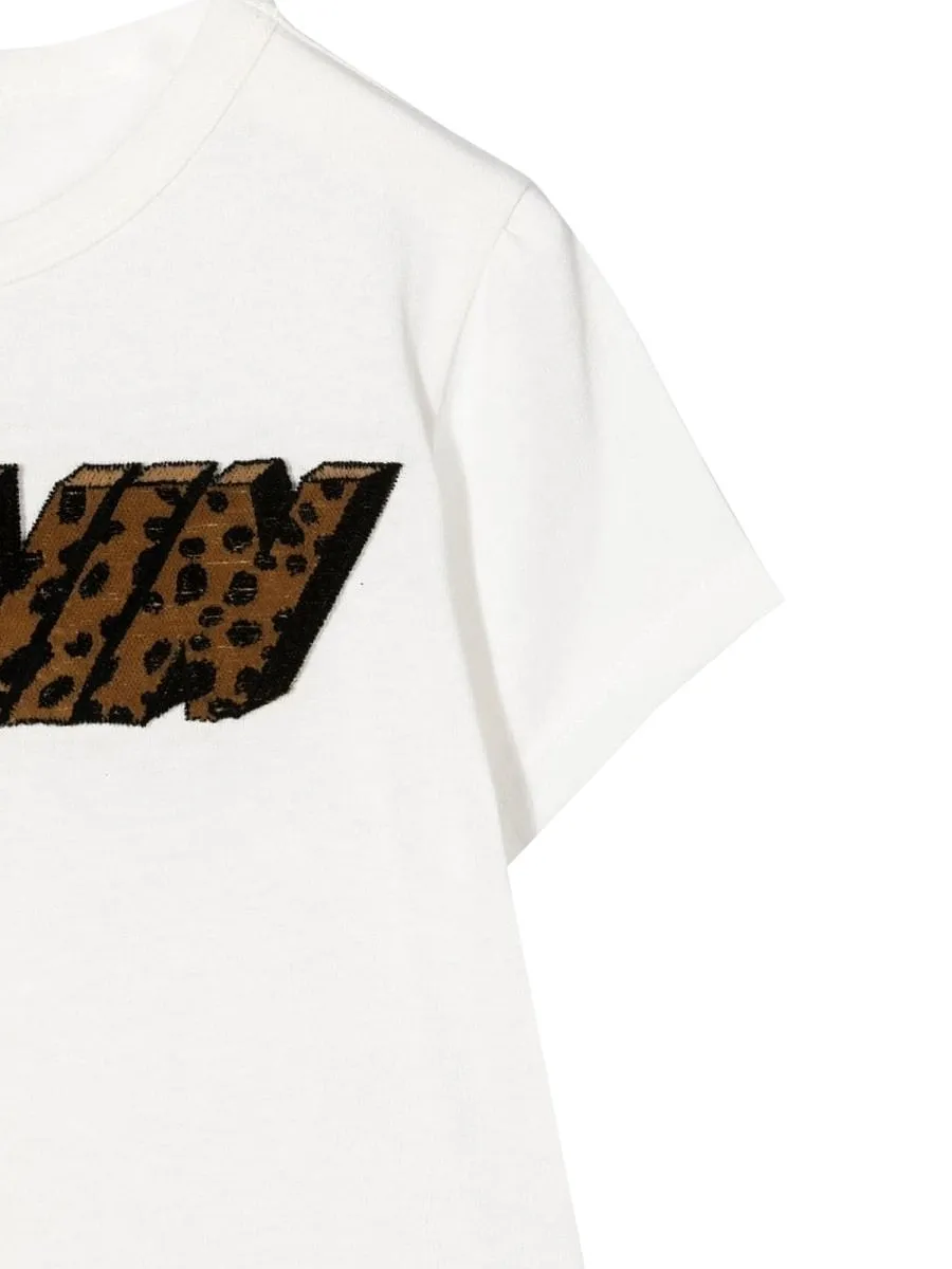 Lanvin Enfant Short Sleeve Logo T-Shirt