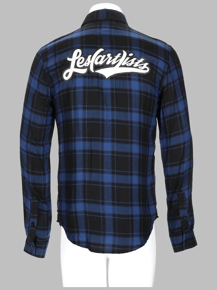 Les Ists Checked Logo Shirt