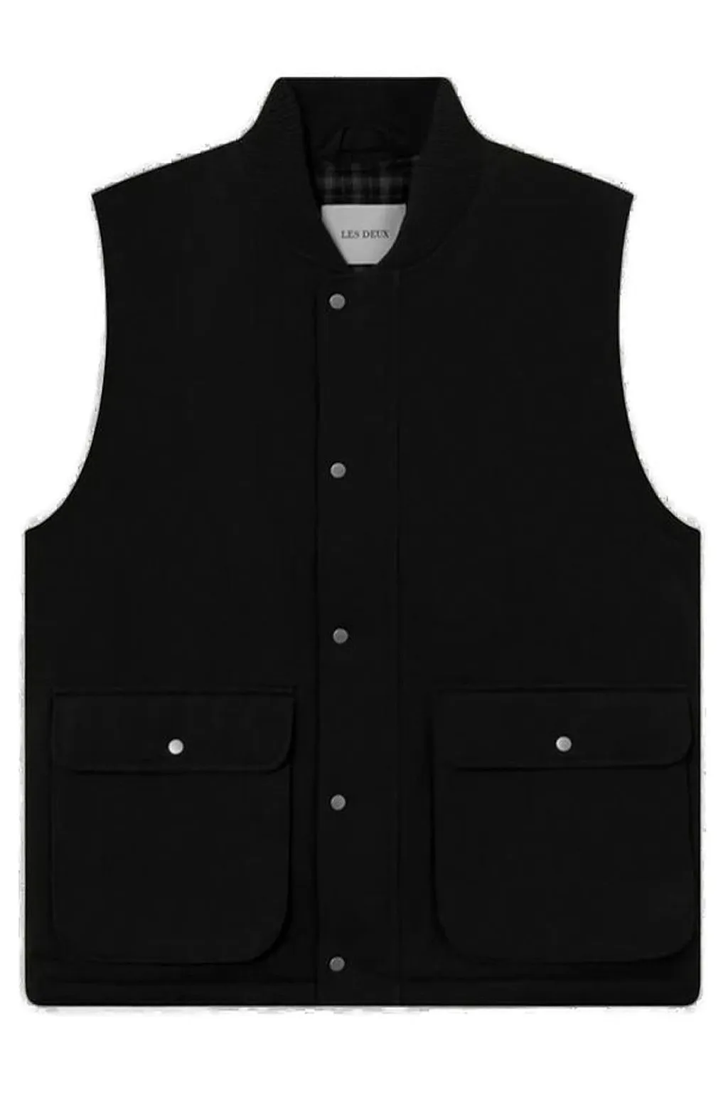 Les Deux Buttoned Sleeveless Vest
