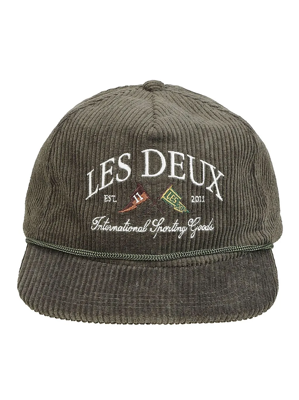 Les Deux Ivy League Corduroy Cap