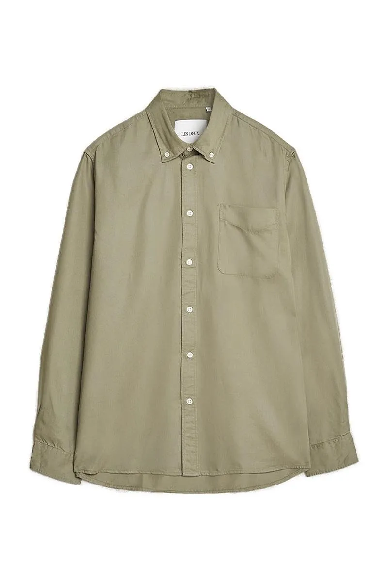Les Deux Long Sleeve Buttoned Shirt