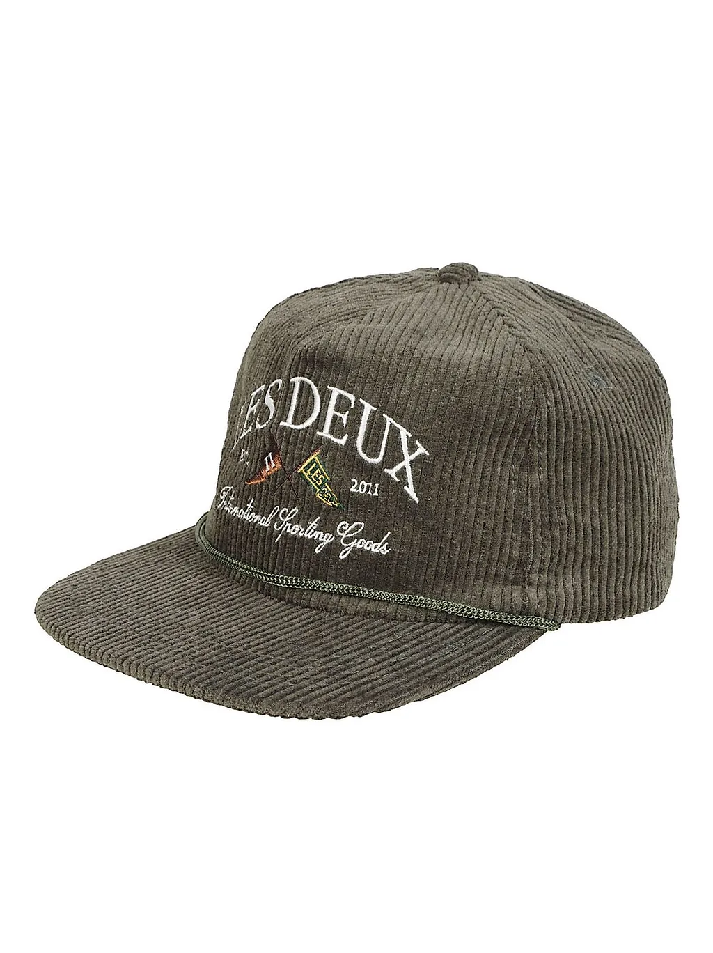 Les Deux Ivy League Corduroy Cap