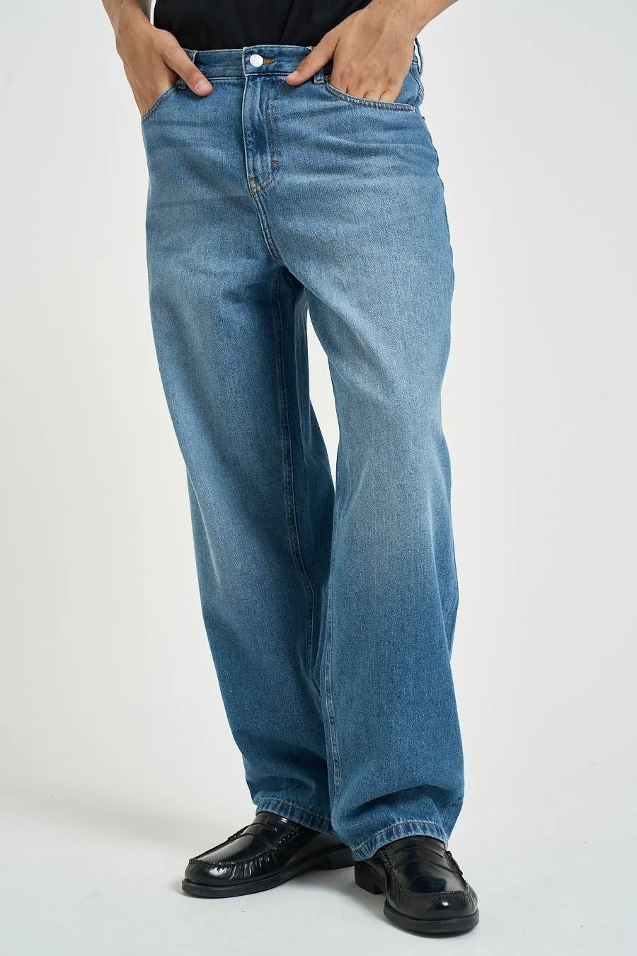 Les Deux Relaxed Wide-Leg Jeans