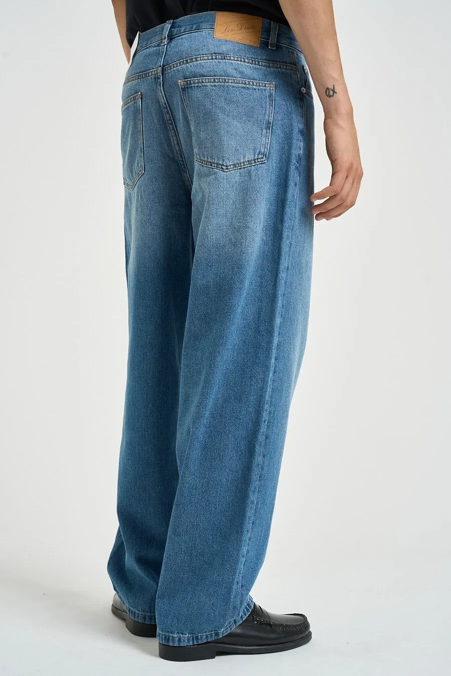 Les Deux Relaxed Wide-Leg Jeans