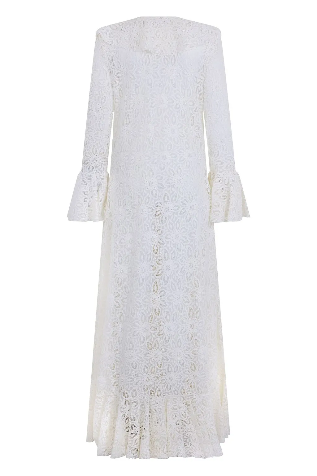 Les Filles D'eva Long Lace Maxi Dress