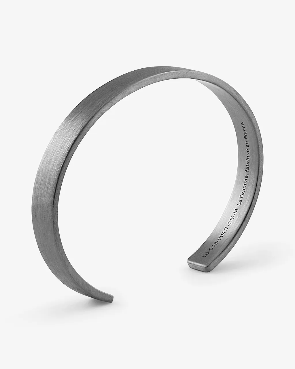 Le Gramme Ribbon Brushed Cuff Bracelet