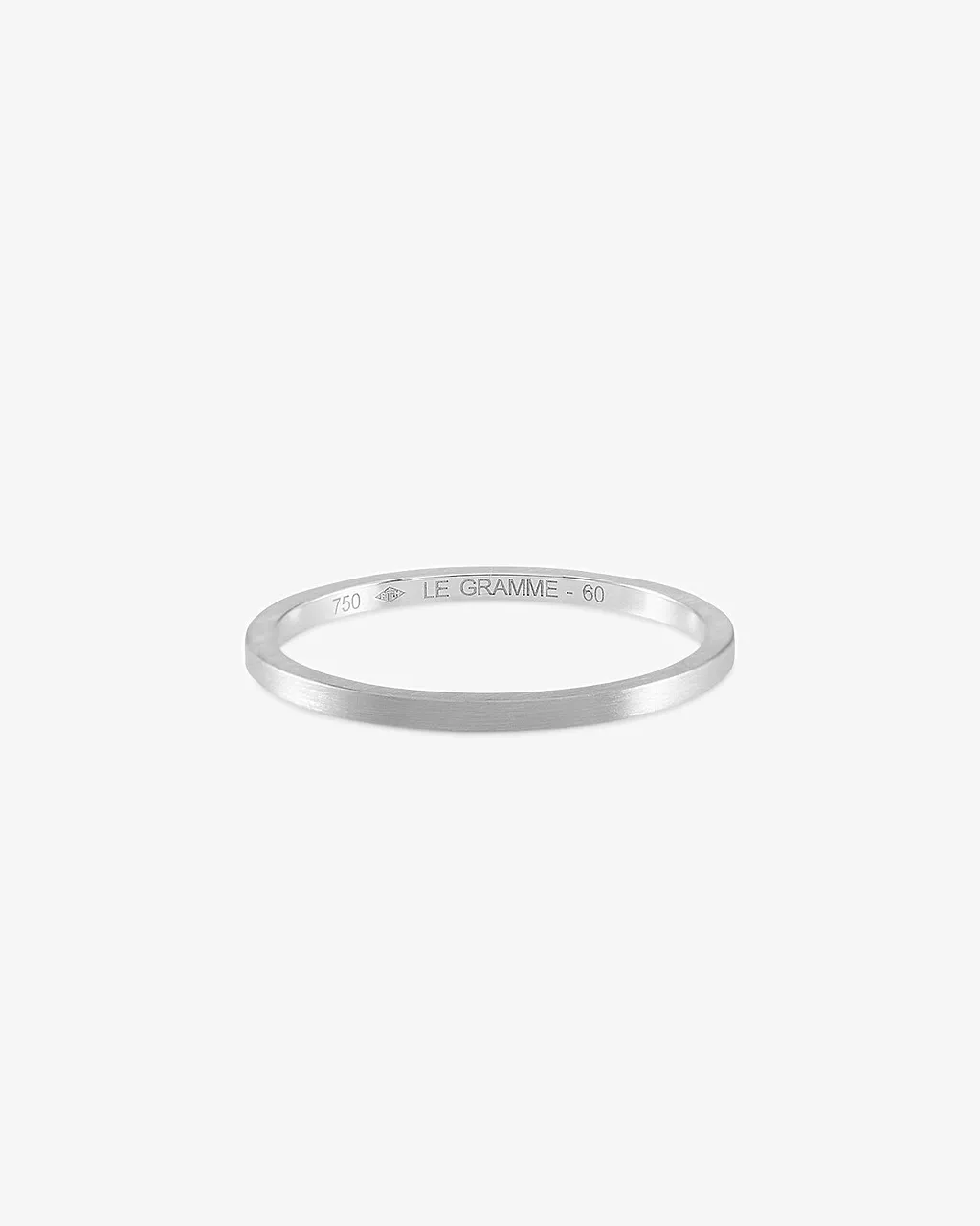 Ribbon Brushed Band Ring