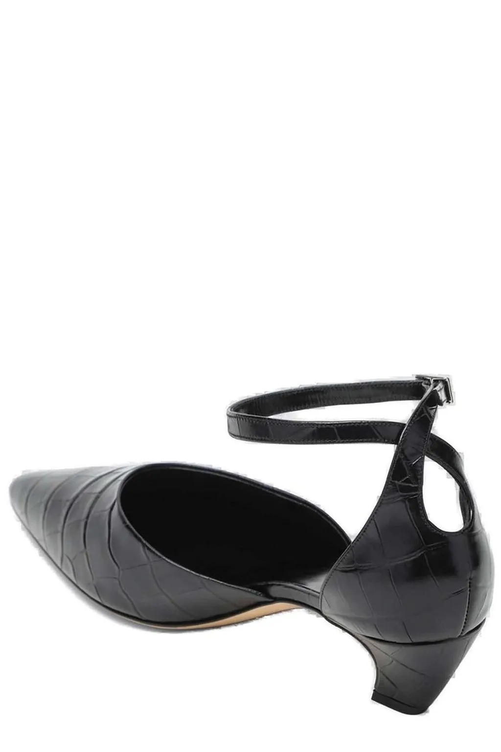 Le Monde Beryl Pointed Toe Embossed Pumps