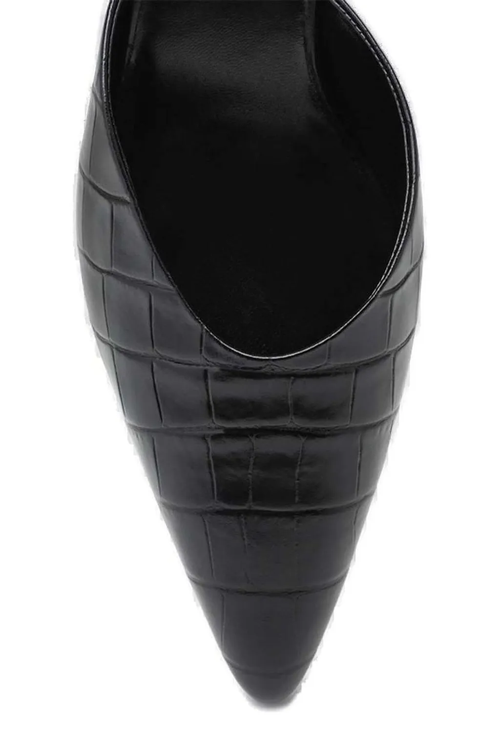 Le Monde Beryl Pointed Toe Embossed Pumps